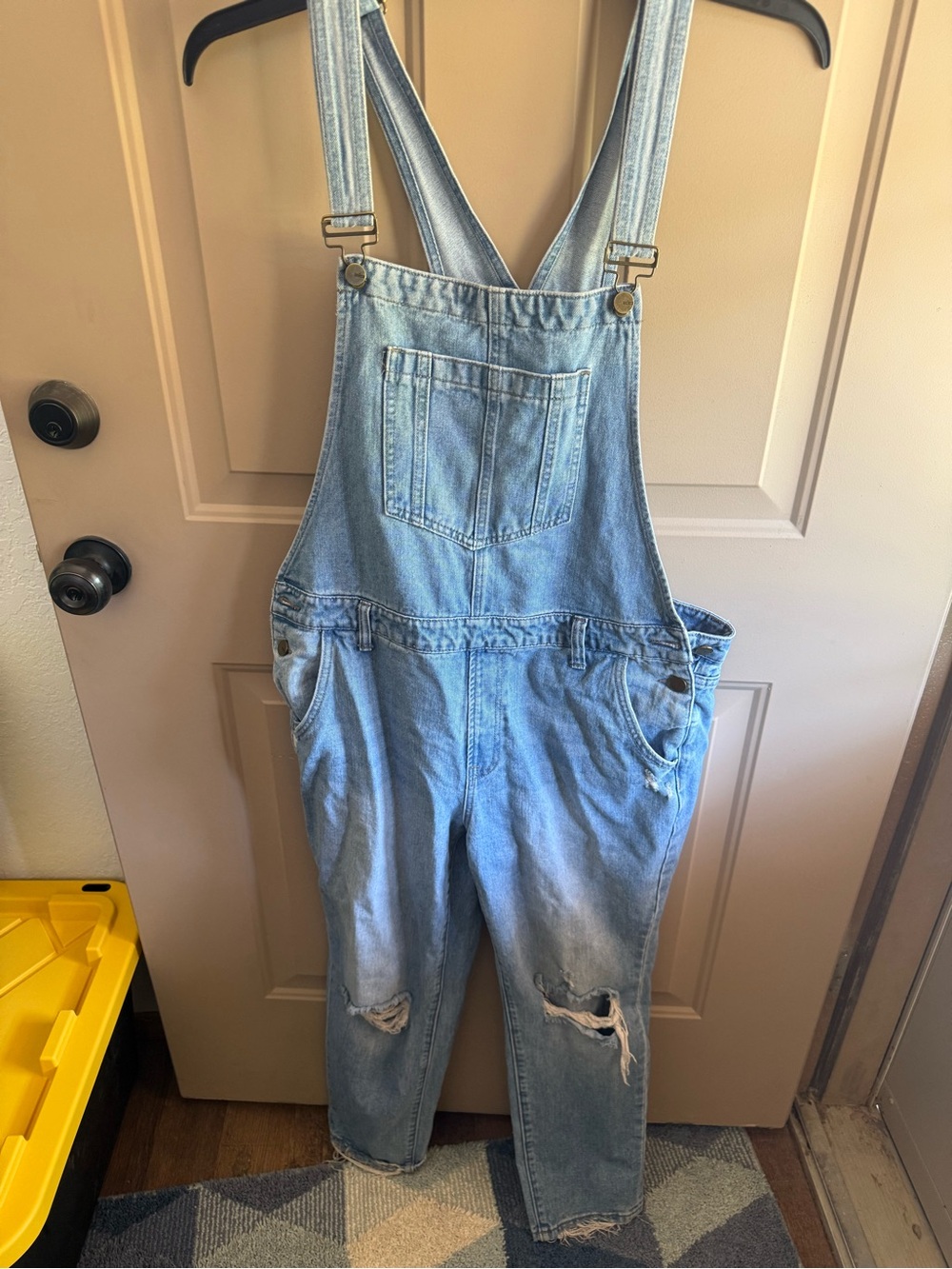 Light Blue Denim Women's Overalls